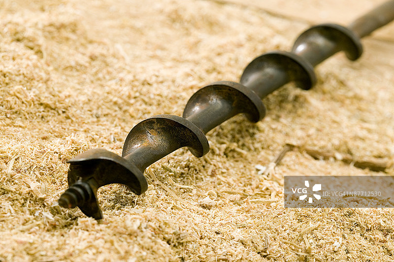 钻头尖端特写图片素材