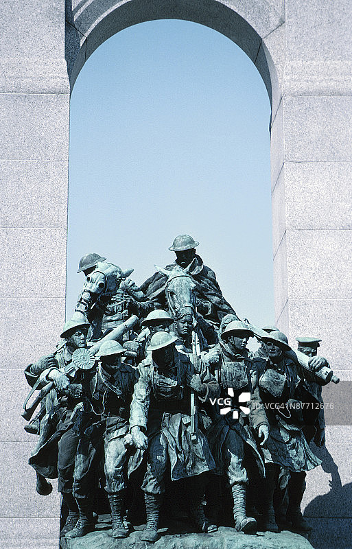 士兵纪念雕像图片素材