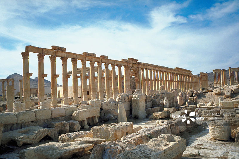 古老的废墟图片素材