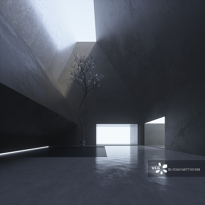 现代豪华别墅内饰图片素材