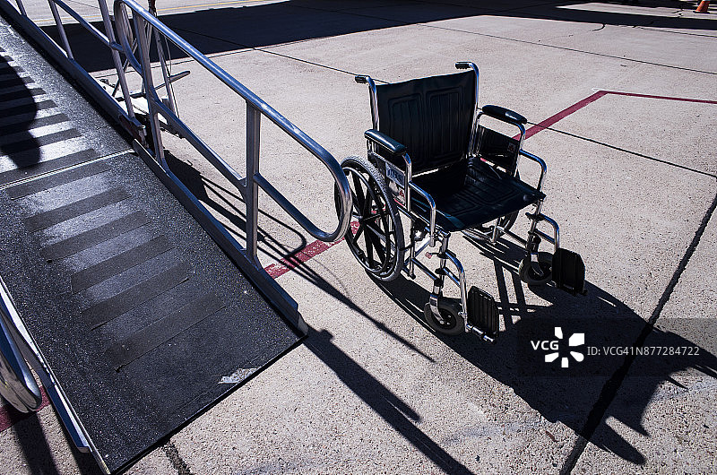 轮椅与坡道图片素材