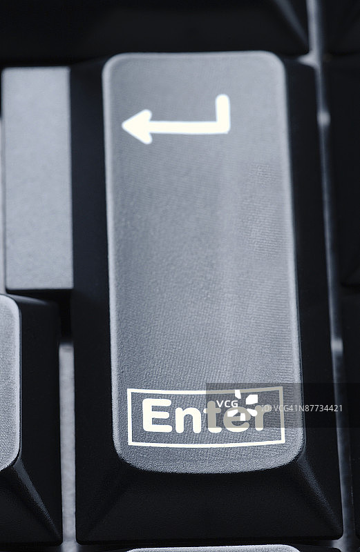 电脑键盘上的回车按钮图片素材