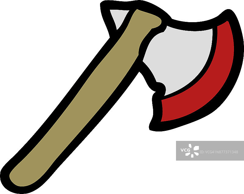 卡通斧头图片素材