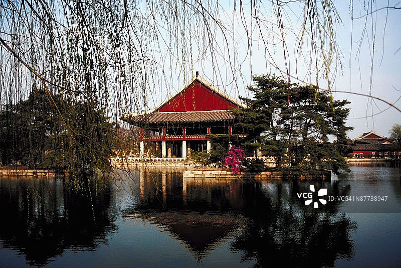 韩国首尔的景福宫图片素材
