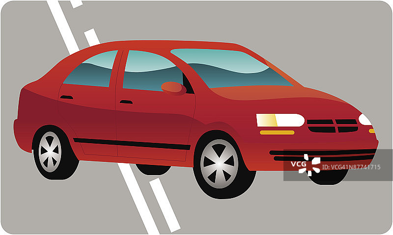 坐在车里的女人图片素材