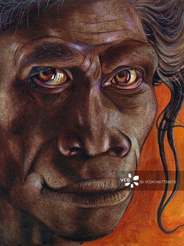 戴头巾的女人的特写肖像图片素材