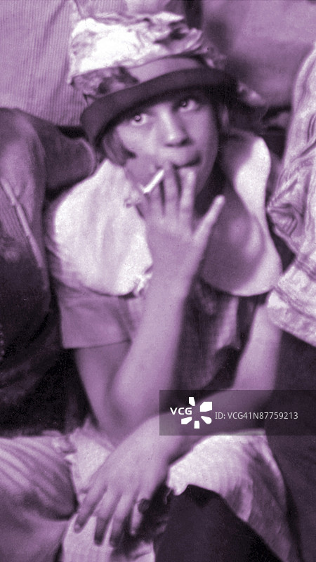 复古风格的青少年图片素材