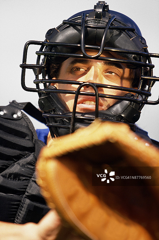 棒球接球手图片素材