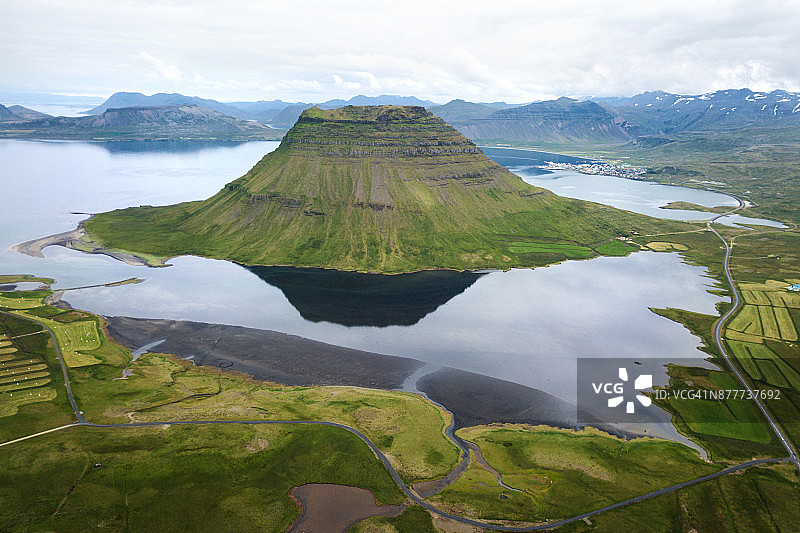 教会山和格伦达菲厄泽（斯奈山半岛）图片素材