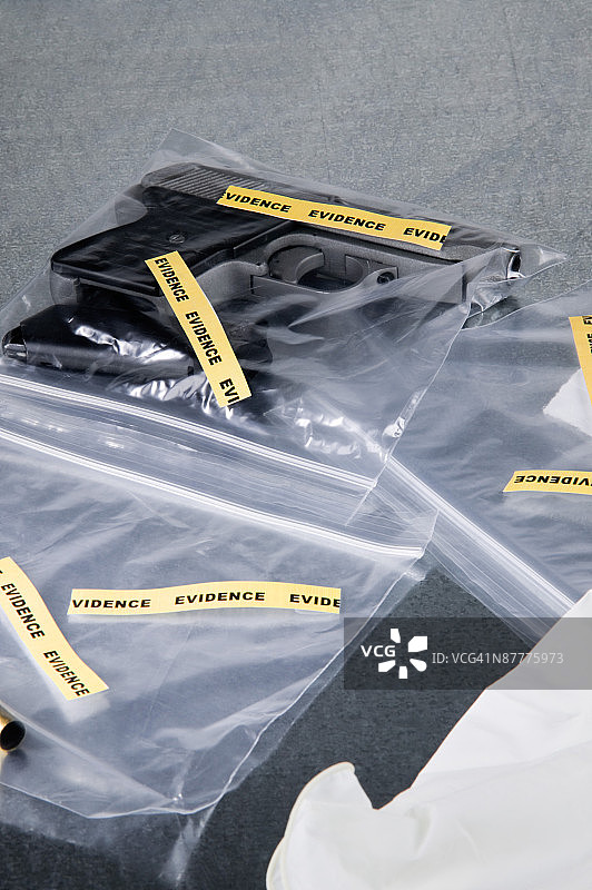 犯罪现场证据图片素材