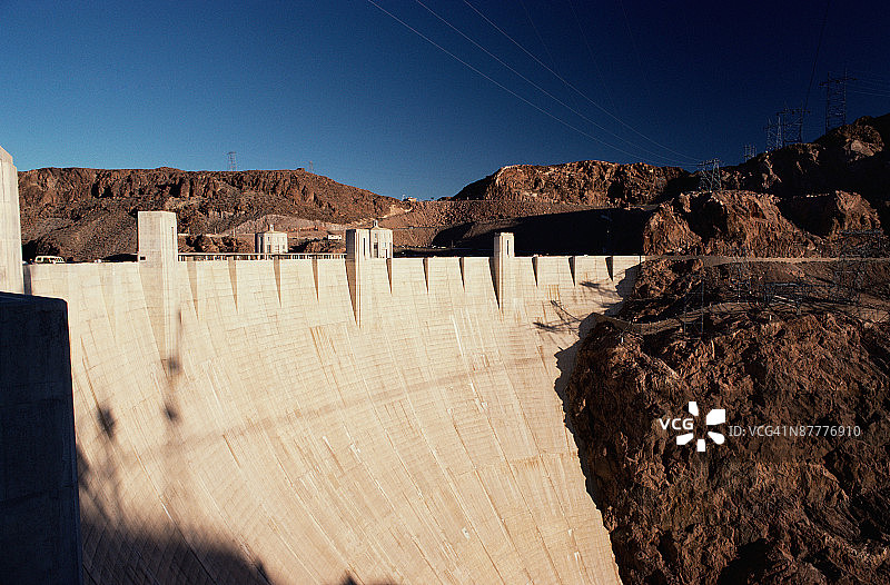 内华达州的胡佛大坝图片素材