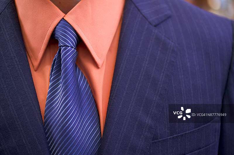 西装和领带特写图片素材
