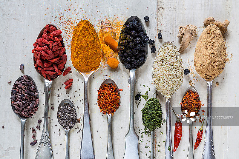 超级食物背景图片素材