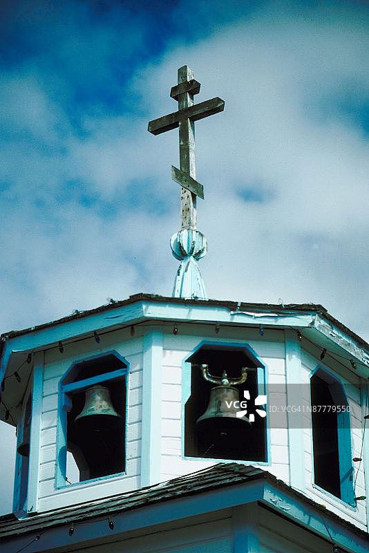 美国阿拉斯加圣尼古拉斯俄罗斯东正教堂图片素材