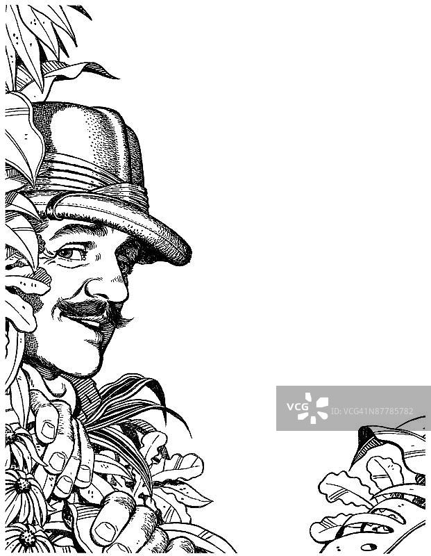 戴帽子的女人图片素材