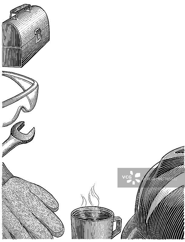 一个男人在用笔记本电脑工作图片素材