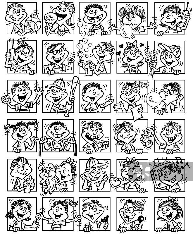 可爱的孩子图片素材