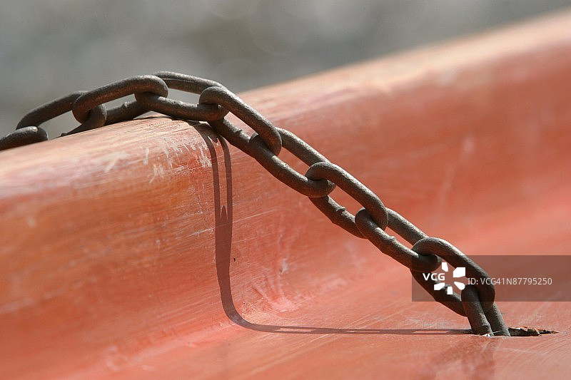 金属上的链条图片素材