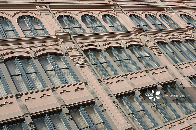 殖民风格的建筑外观图片素材