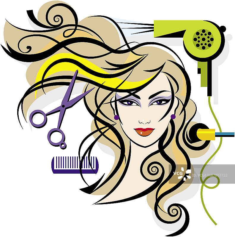 美丽的女孩图片素材