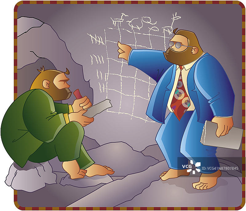 一个男人和一个年轻的女人在看地图图片素材