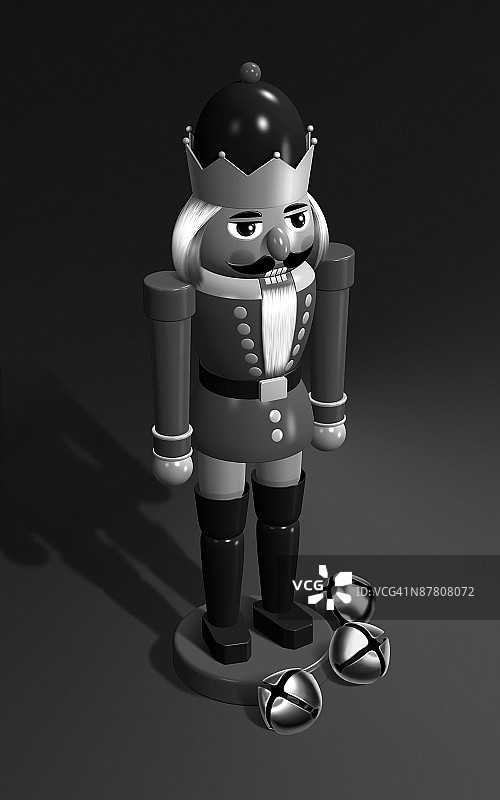 黑色背景下的玩具特写镜头图片素材