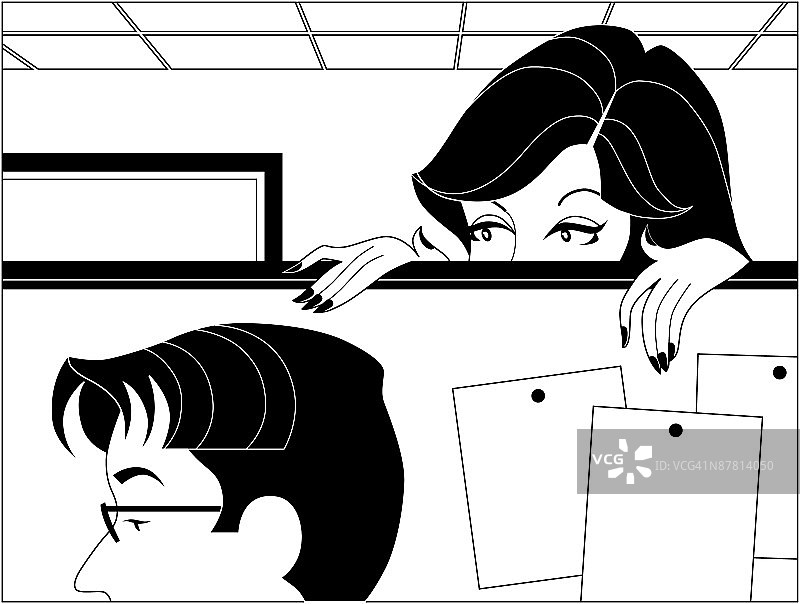 一个年轻女子的特写镜头图片素材