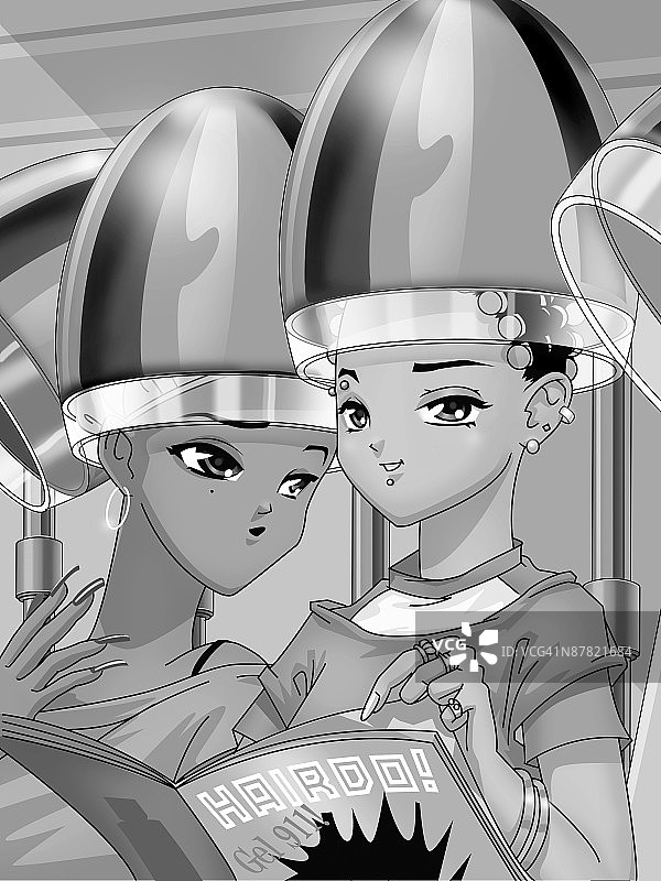 戴头盔的女人图片素材