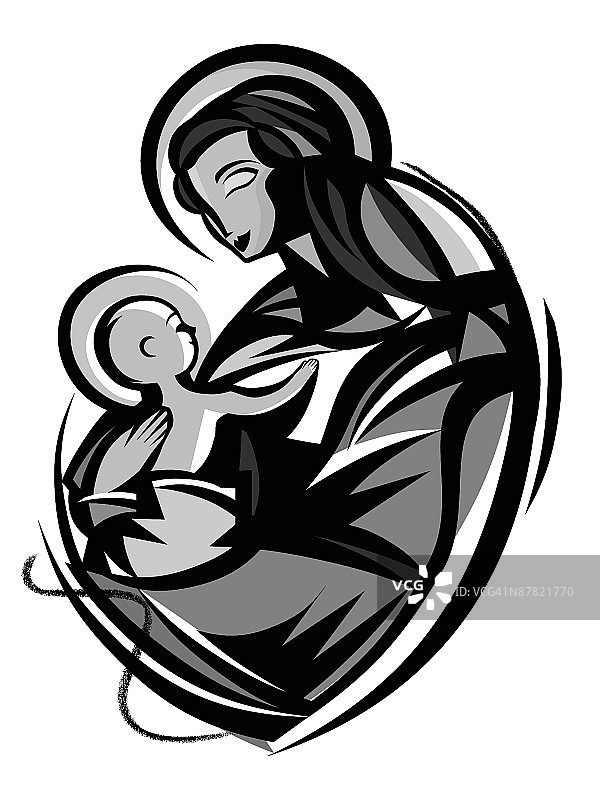 一个年轻的女人在用她的手机图片素材