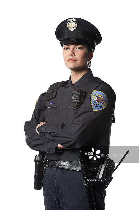 女警肖像图片素材