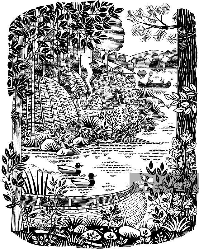 在海滩上放松的女人图片素材