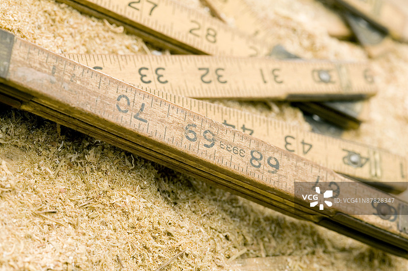 可伸缩的尺子图片素材