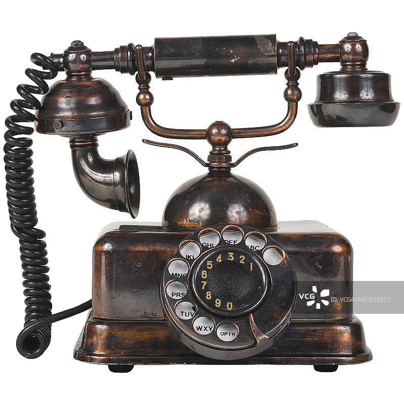 古董电话L14图片素材