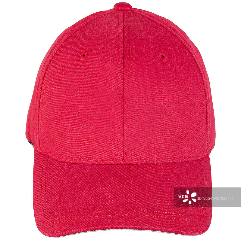 红色棉质棒球帽图片素材