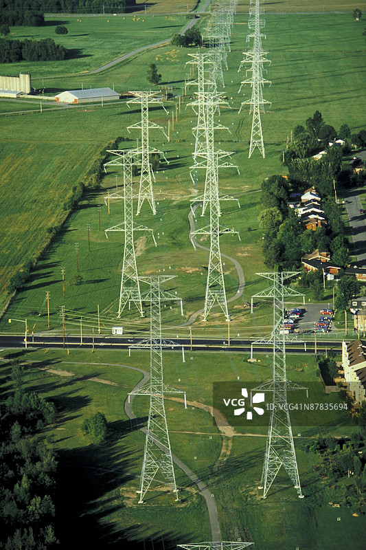 电力线图片素材