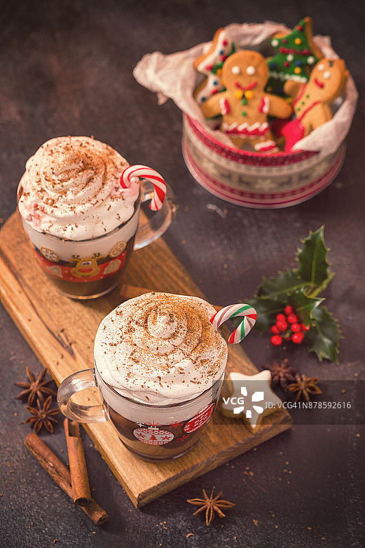 圣诞热巧克力图片素材