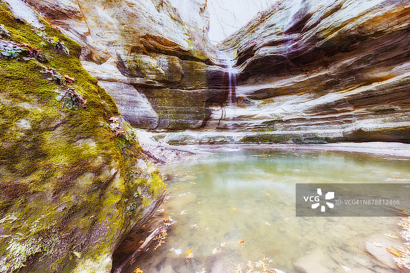 柔和的瀑布图片素材