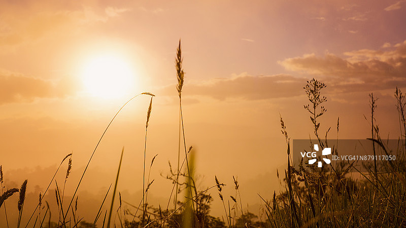 哥斯达黎加日落时分的天空图片素材