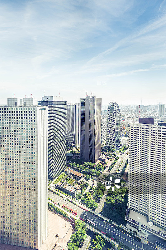 日本东京城市风光图片素材