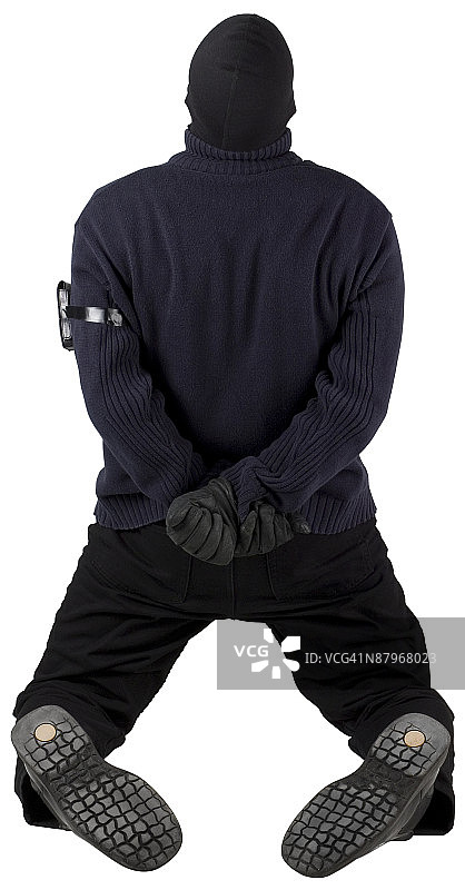 罪犯或间谍被抓获图片素材