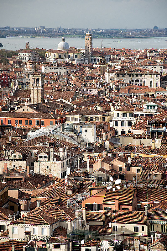 意大利威尼斯的屋顶图片素材