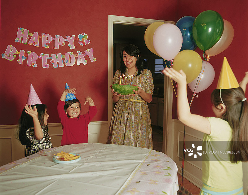 西瓜主题生日派对图片素材