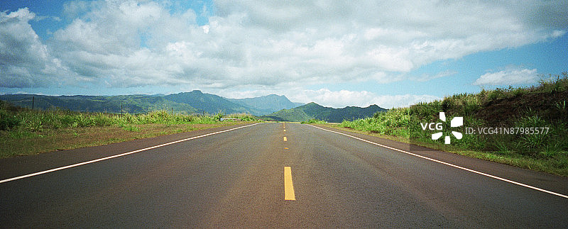 美国夏威夷的道路图片素材