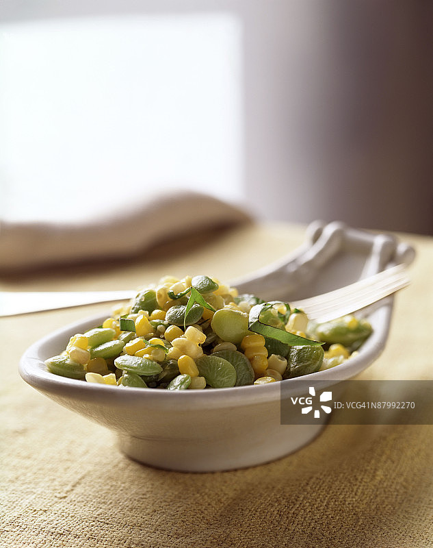 玉米烩豆图片素材