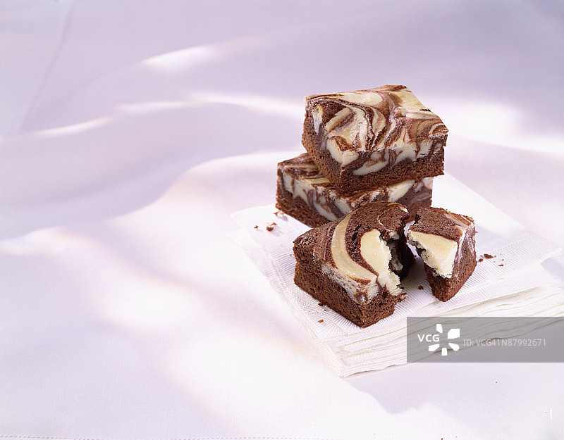 大理石布朗尼图片素材