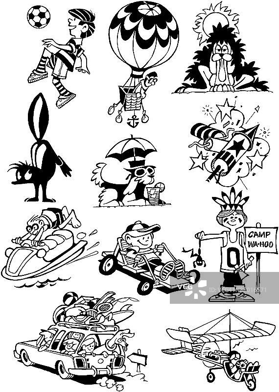 带着孩子的女人图片素材