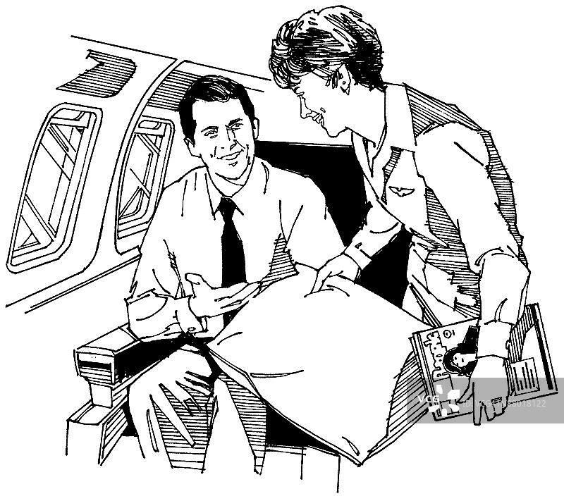 一对夫妇在杂货店购物图片素材