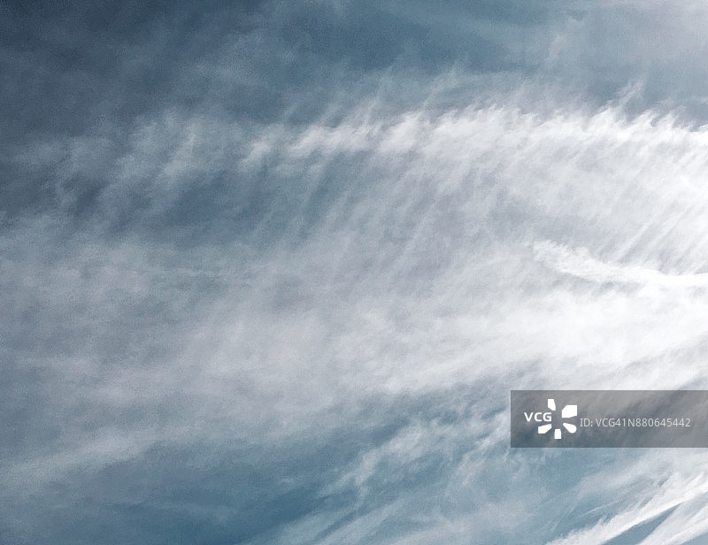 高空卷云图片素材