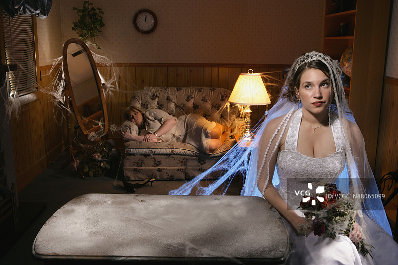 新娘等待新郎图片素材