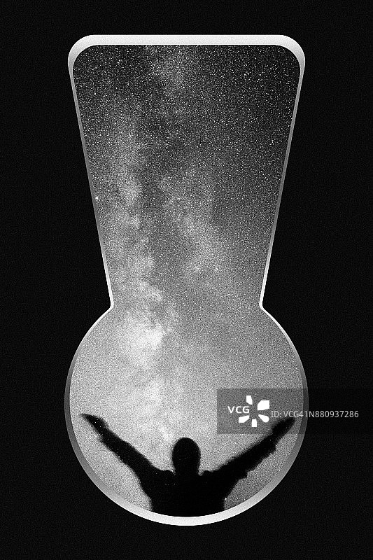神秘的夜空图片素材